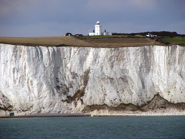 Dover Lighthouse and White Cliffs